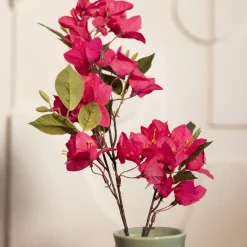 HOMLA Galazka Sztuczna Floral Aura Rozowa 76 Cm Clearance