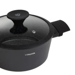 HOMLA Garnek Tristan Z Pokrywka Marmurek 2,4 L Best