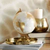 HOMLA Globus Dekoracyjny Globe Zloty 18X15X25 Cm New