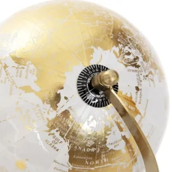 HOMLA Globus Dekoracyjny Globe Zloty 18X15X25 Cm New