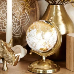 HOMLA Globus Dekoracyjny Globe Zloty 13X10X18 Cm Best