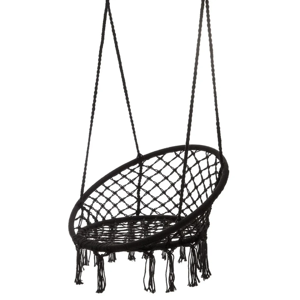 HOMLA Hustawka Circle Czarna 82X60X115-138 Cm Czarny Outlet