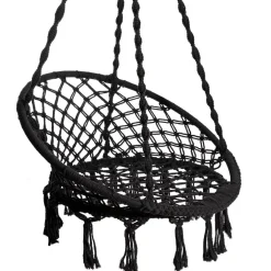 HOMLA Hustawka Circle Czarna 82X60X115-138 Cm Czarny Outlet
