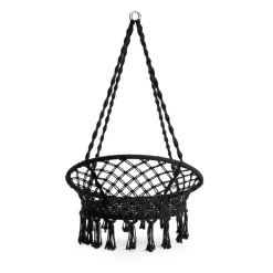 HOMLA Hustawka Circle Czarna 82X60X115-138 Cm Czarny Outlet