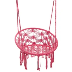 HOMLA Hustawka Circle Doira Makrama Fuksjowa 82X60X115-138 Cm Clearance