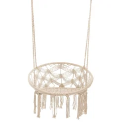HOMLA Hustawka Circle Doira Makrama Bezowa 82X60X115-138 Cm Online