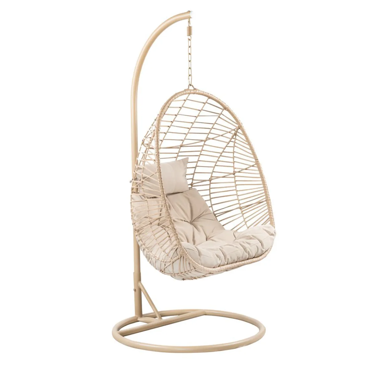 HOMLA Hustawka Solei Naturalna Z Poduszka 95X95X195 Cm Naturalny Online