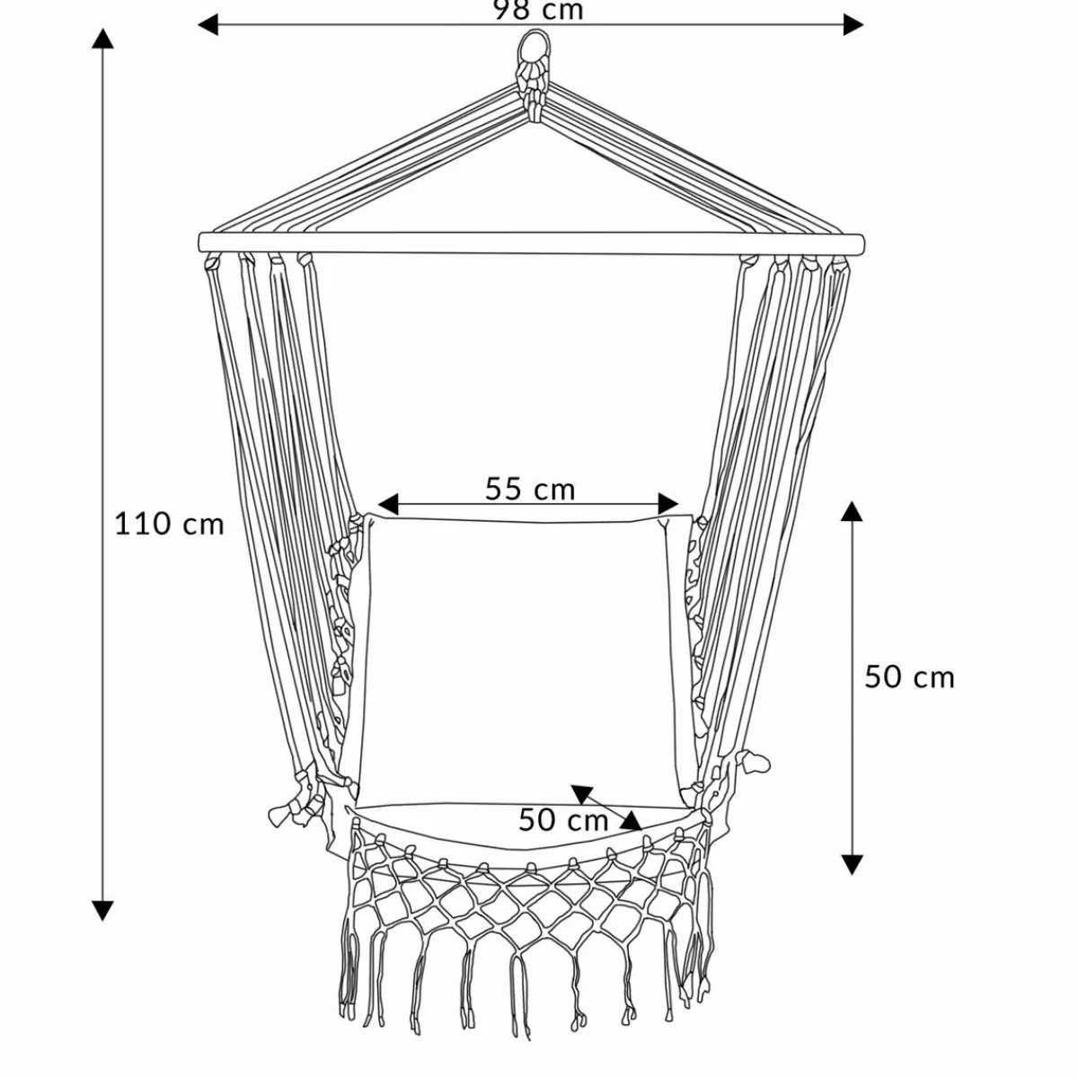HOMLA Hustawka Wobble Ecru 90X50X50 Cm Bezowy Sale