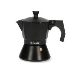 HOMLA Kawiarka Mia Mokka Czarna 3 Cups Czarny