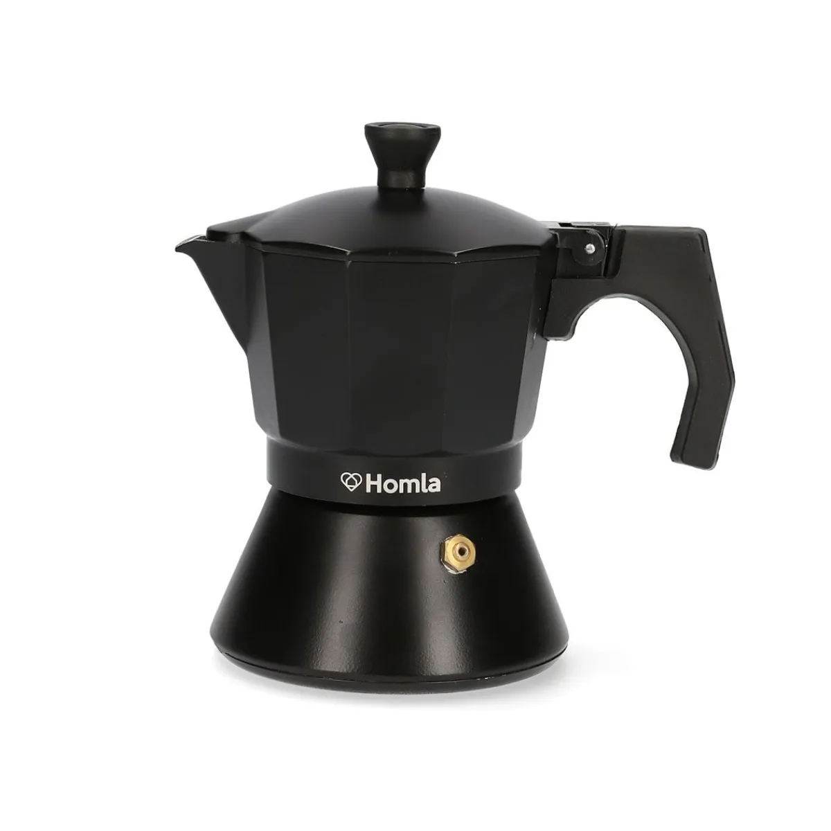 HOMLA Kawiarka Mia Mokka Czarna 3 Cups Czarny