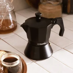 HOMLA Kawiarka Mia Mokka Czarna 3 Cups Czarny