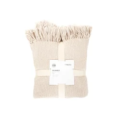 HOMLA Koc Chenille Szenilowy Ecru 130X170 Cm Hot
