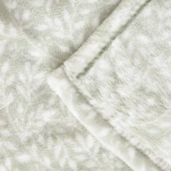 HOMLA Koc Landen W Liscie Pistacjowy 150X200 Cm