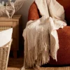 HOMLA Koc Loop W Splot Kulkowy 130X170 Cm Bezowy New