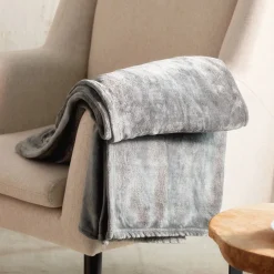 HOMLA Koc Mukava Jasno 130X170 Cm Szary Discount