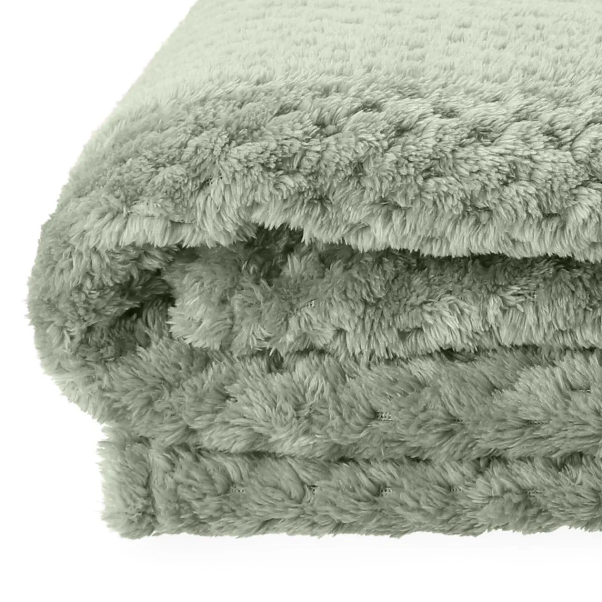HOMLA Koc Noah Ziarnka Ryzu Pistacjowy 150X200 Cm Zielony Discount