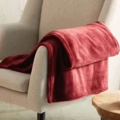 HOMLA Koc Rote Bordowy 150X200 Cm Hot