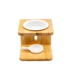CERERIA MOLLA Kominek Bamboo Do Olejkow I Woskow Zapachowych 12X12X11 Cm Naturalny Hot