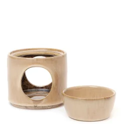 HOMLA Kominek Soleto Ceramiczny Bezowy 9X9X10 Cm Sale