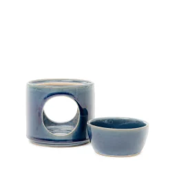 HOMLA Kominek Soleto Ceramiczny Granatowy 9X9X10 Cm Online