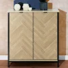 HOMLA Komoda Swen Naturalna Z Metalowymi Nogami 80X40X88 Cm Sale