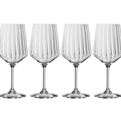 SPIEGELAU Komplet Kieliszkow Lifestyle Do Czerwonego Wina 4 Szt. 630 Ml Przezroczysty Clearance