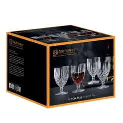 NACHTMANN Komplet Kieliszkow Noblesse Wysokich Do Wina 4 Szt. 0,35 L Przezroczysty Outlet