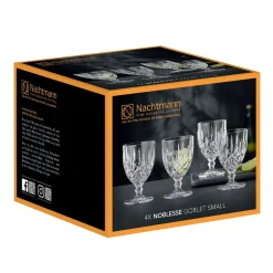 NACHTMANN Komplet Kieliszkow Noblesse Do Wody 4 Szt. 0,23 L Przezroczysty Outlet