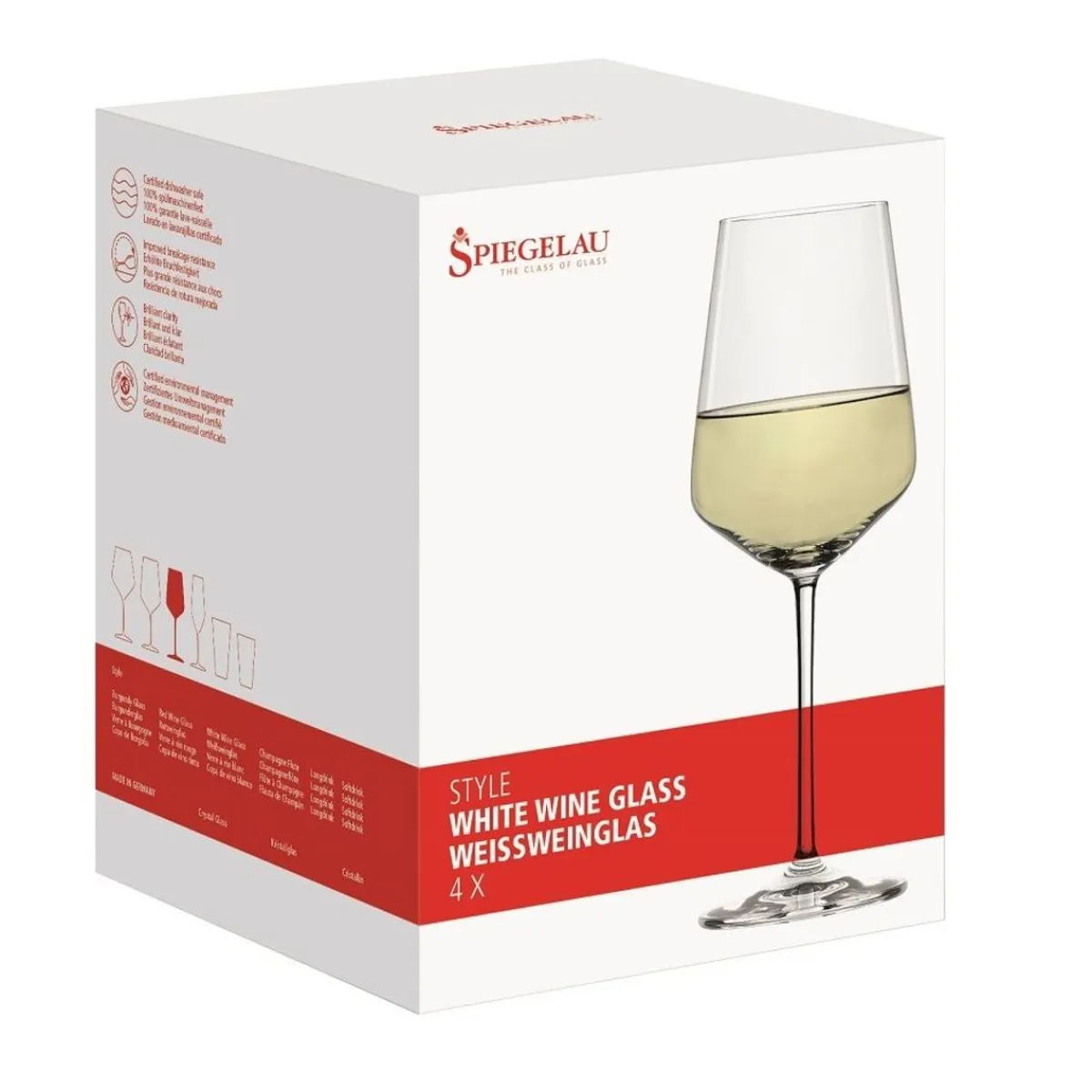 SPIEGELAU Komplet Kieliszkow Style Do Wina 440 Ml Przezroczysty Hot