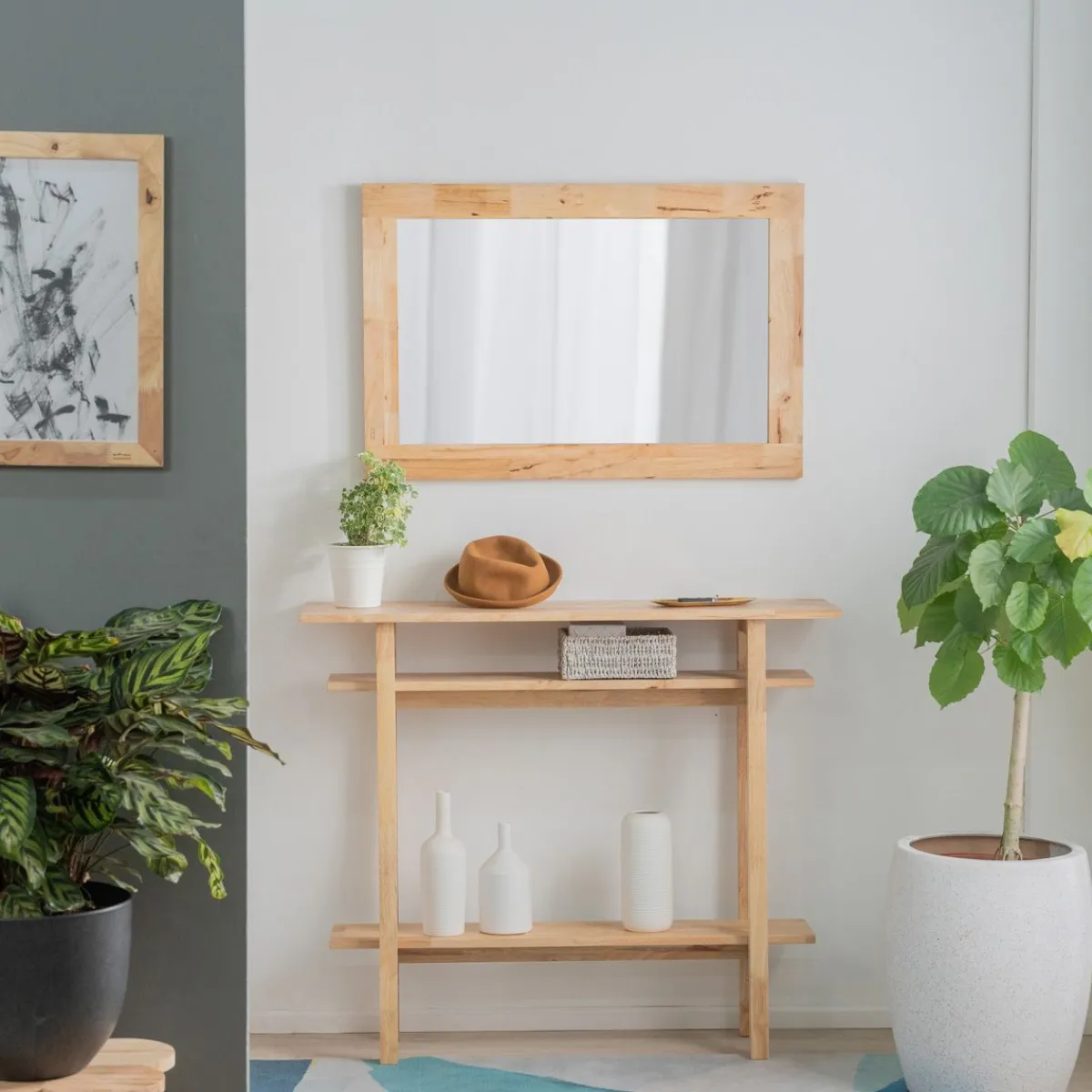 HOMLA Konsola Langi Naturalny 1070X30X90 Cm New