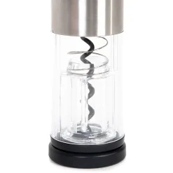 HOMLA Korkociag Mando Elektryczny Zestaw Prezentowy 23 Cm Srebrny New