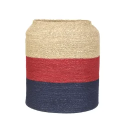 HOMLA Kosz Do Przechowywania Regin W Kolorowe Paski 35X35X45 Cm Clearance
