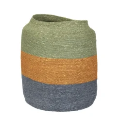 HOMLA Kosz Do Przechowywania Regin W Kolorowe Paski 35X35X45 Cm Discount