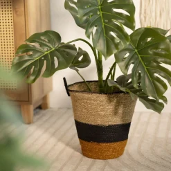 HOMLA Kosz Do Przechowywania Rossem Z Dwoma Uchwytami 25X25X24 Cm Discount