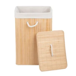 HOMLA Kosz Na Bielizne Kiyo Z Przykrywka 39X29,5X58,5 Cm Outlet