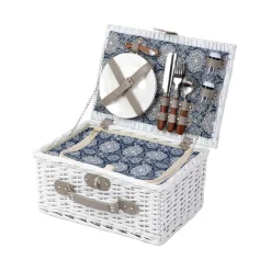 HOMLA Kosz Piknikowy Orlando Dla 2 Osob We Wzor Paisley 38X26X18 Cm Discount