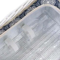 HOMLA Kosz Piknikowy Orlando Dla 2 Osob We Wzor Paisley 38X26X18 Cm Discount