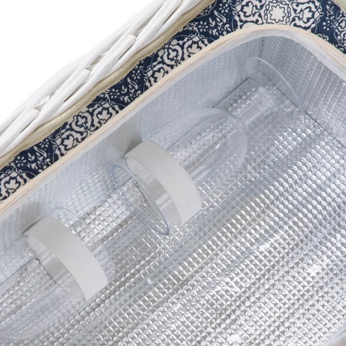 HOMLA Kosz Piknikowy Orlando Dla 2 Osob We Wzor Paisley 38X26X18 Cm Discount