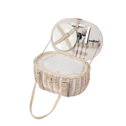 HOMLA Kosz Piknikowy Picnic Owalny Dla 2 Osob 38X26X18 Cm Sale