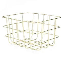 HOMLA Kosz Voss Metalowy 25,5X20,5X15 Cm Zloty New