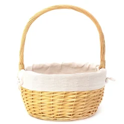 HOMLA Koszyk Carello Wiklinowy Duzy 30X40 Cm Naturalny Online