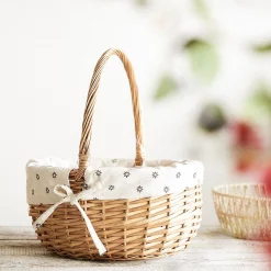 HOMLA Koszyk Norso Z Raczka Naturalny 38 Cm Sale