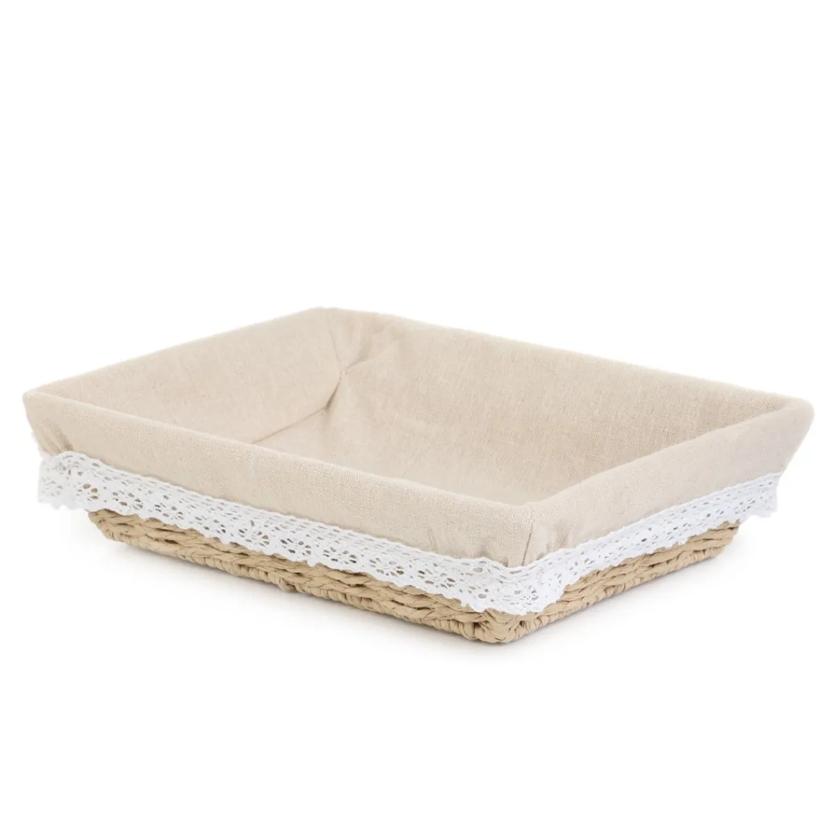 HOMLA Koszyk Viby Do Serwowania Naturalny 22X28 Cm Outlet