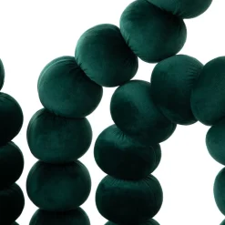HOMLA Krzeslo Bubble Beam Welurowe Zielone 56,5X52X87 Cm Discount