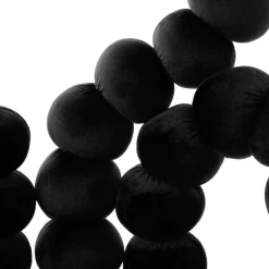 HOMLA Krzeslo Bubble Beam Welurowe Czarne Z Czarnymi Nogami 56,5X52X87 Cm Online