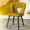 HOMLA Krzeslo Bubble Verse Welurowe Oliwkowe 48X65X81 Cm Sale