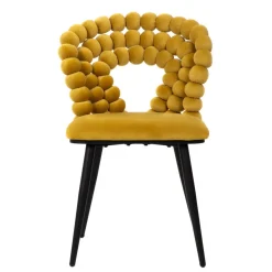 HOMLA Krzeslo Bubble Verse Welurowe Oliwkowe 48X65X81 Cm Sale