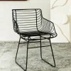 HOMLA Krzeslo Celeste Metalowe 53 X 56 X 80 Cm Czarny Online