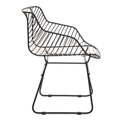 HOMLA Krzeslo Celeste Metalowe 53 X 56 X 80 Cm Czarny Online
