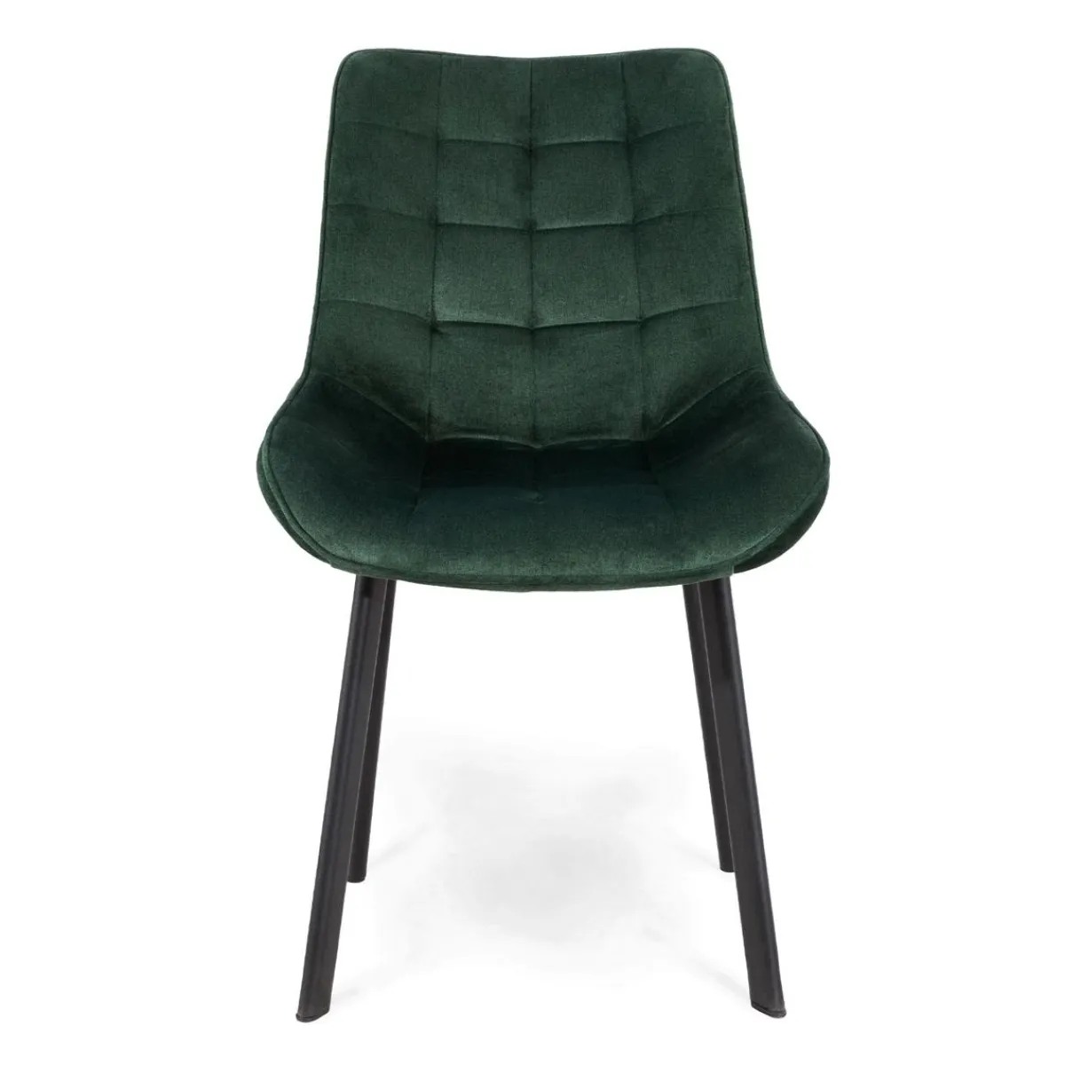 HOMLA Krzeslo Colin Welurowe Zielone 53X61X88 Cm Zielony Outlet